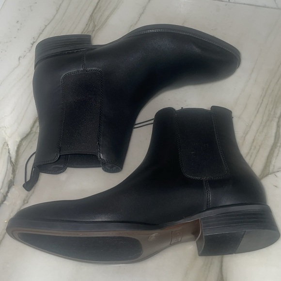 New Calvin Klein Men\'s Black Pull on Chelsea Boots Men\'s Shoes main image 16